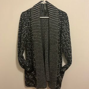 Marisa Christina Wool Blend Open Front Cardigan
